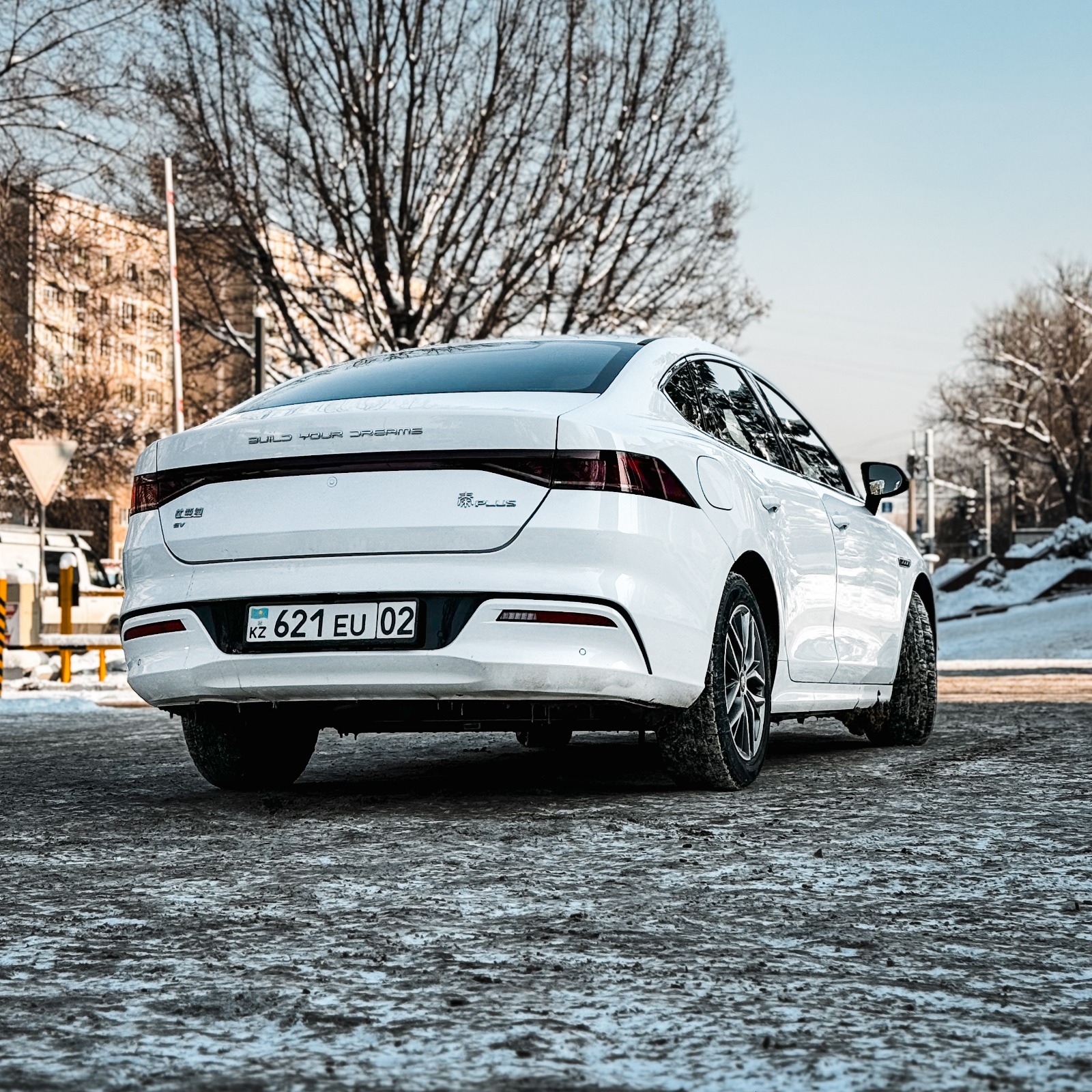 BYD Qin Plus EV, вид сзади